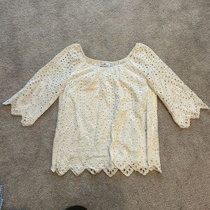Elegant Eyelet Lace Top Vineyard Vines